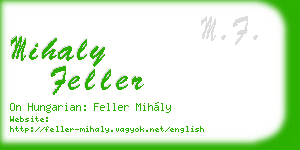 mihaly feller business card